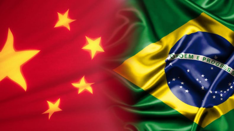 bandeiras brasil e china