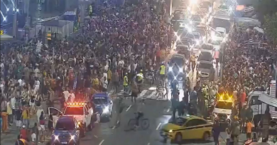 publico aguada Madonna na avenida atlântica