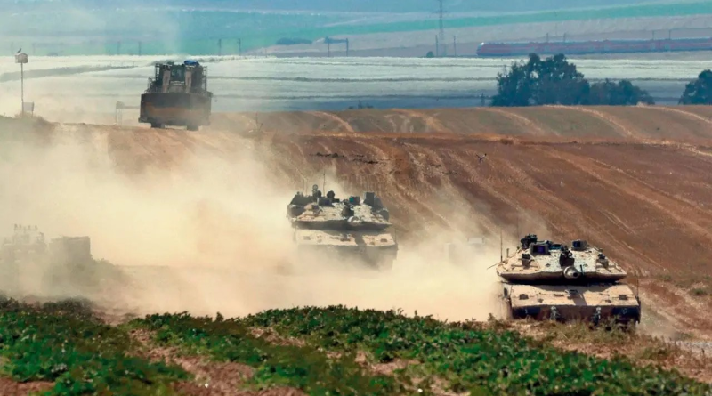 tanques de Israel em Rafah