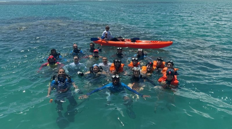 ONG Guajiru em parceria com Instituto Inpact faz retirada de rede de pesca fantasma em recifes de corais da Penha