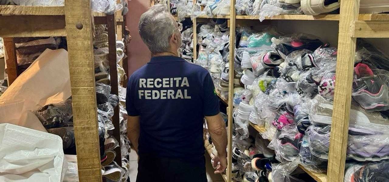 Receita Federal deflagra Operação Porta do Sol em João Pessoa para combater comércio de produtos falsificados
