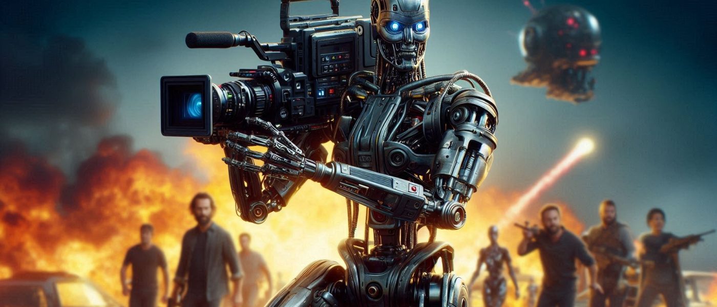 Robô Atlas vira cinegrafista em set de filmagens