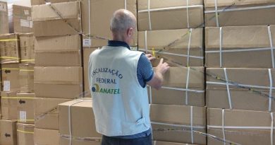 Anatel apreende mais de 3 mil eletrônicos irregulares e amplia ofensiva contra pirataria em marketplaces Anatel apreende mais de 3 mil eletrônicos irregulares e amplia ofensiva contra pirataria em marketplaces