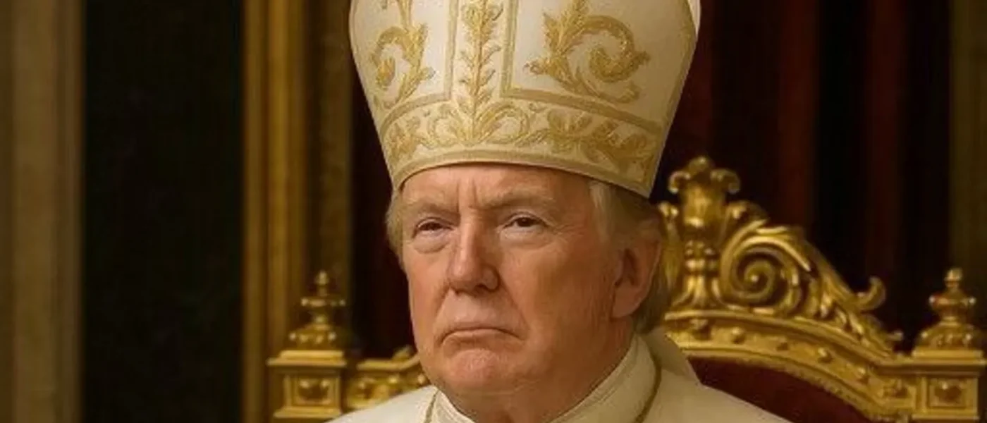 Trump é criticado por publicar imagem em IA que o retrata como Papa