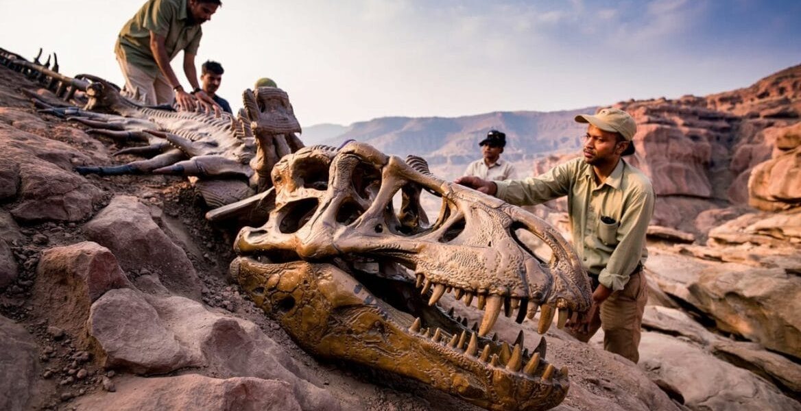 Nova espécie de dinossauro carnívoro na Índia revela elo evolutivo entre continentes