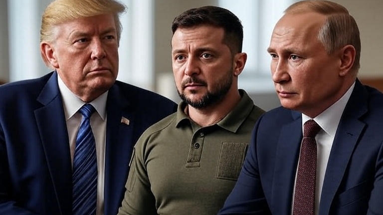 O destino da Ucrânia nas mãos de Trump e Putin