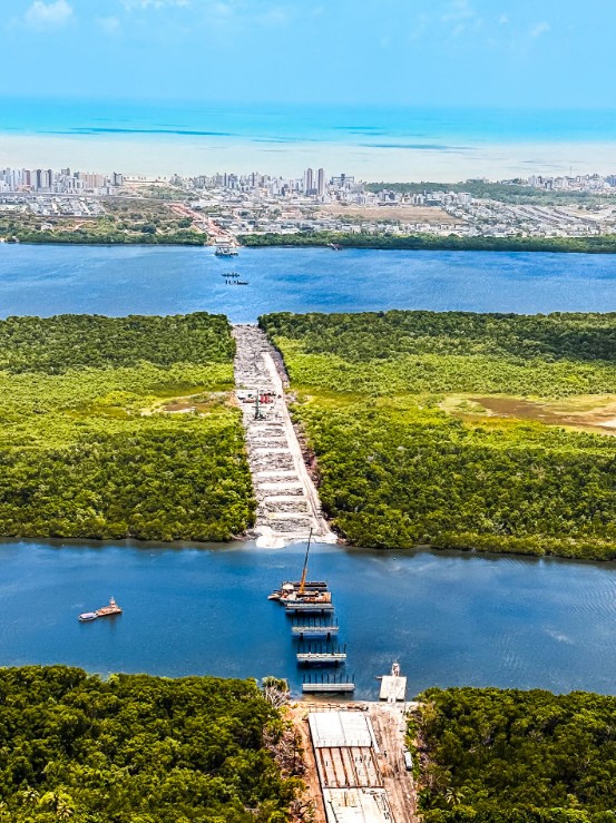 “Maior obra da história da Paraíba”: João Azevêdo celebra avanço da Ponte do Futuro