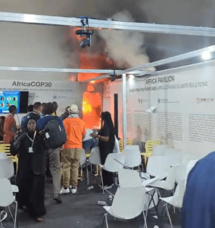 Após incêndio na Blue Zone da COP30, ONU transfere responsabilidade do local para o Brasil