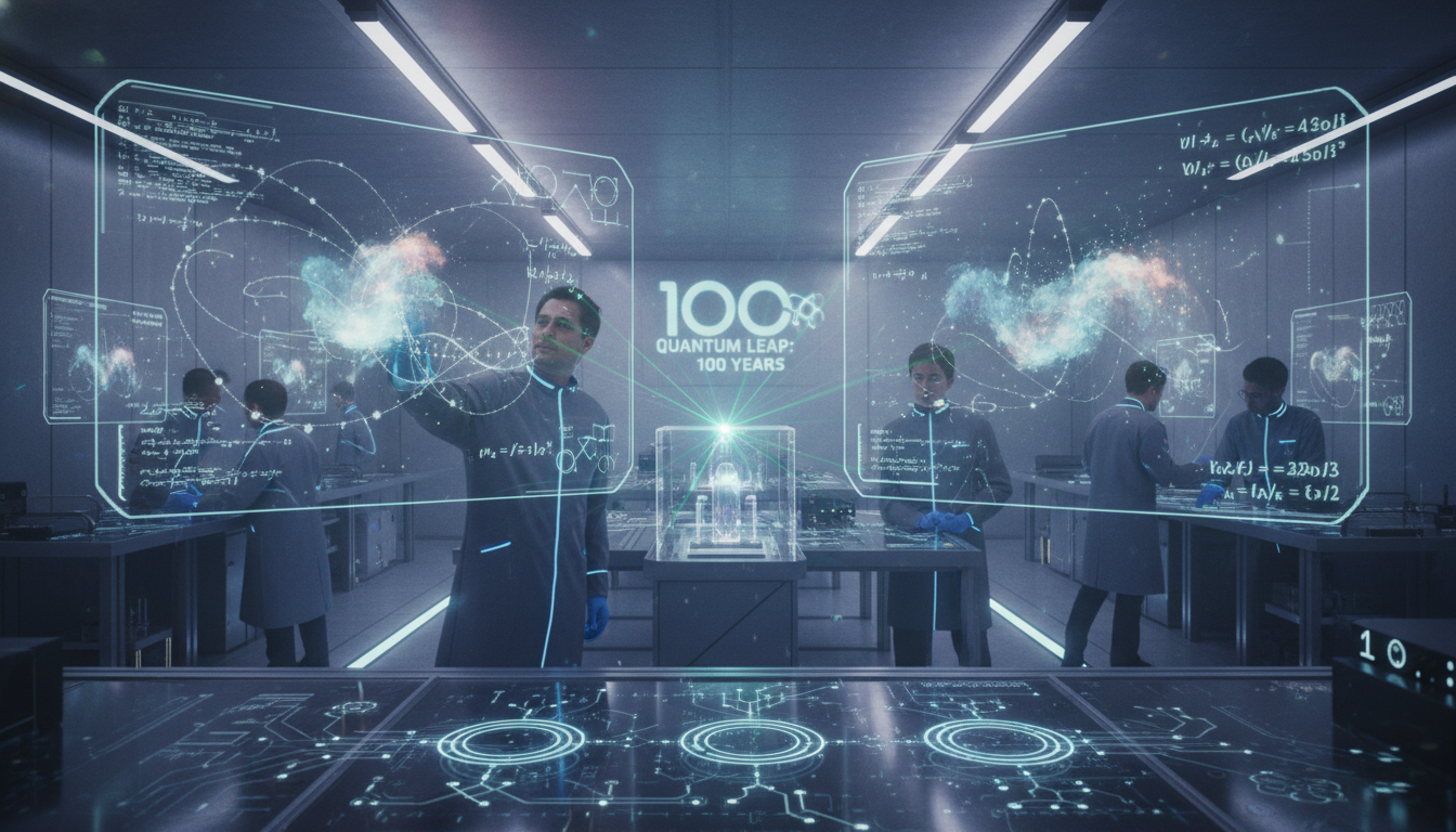 Cem Anos de Revolução Quântica: Impactos na Ciência, Tecnologia e Sociedade