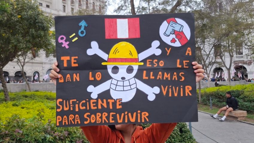 Símbolo do anime One Piece se torna emblema de protestos no Peru