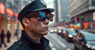 China: Óculos com IA viram ‘olhos’ da polícia de trânsito