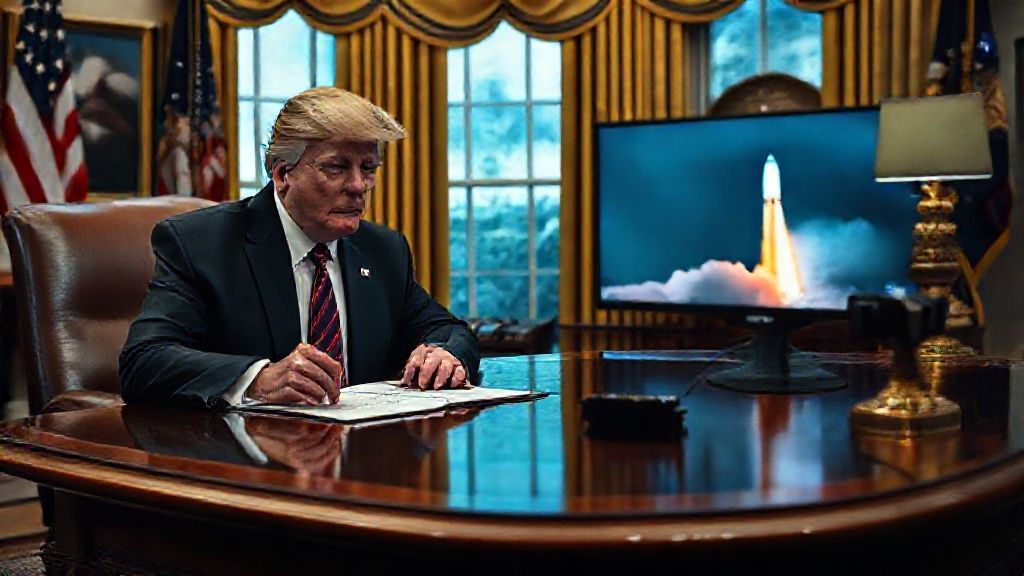 Trump quer ‘reatores’ no espaço e promete Lua até 2028