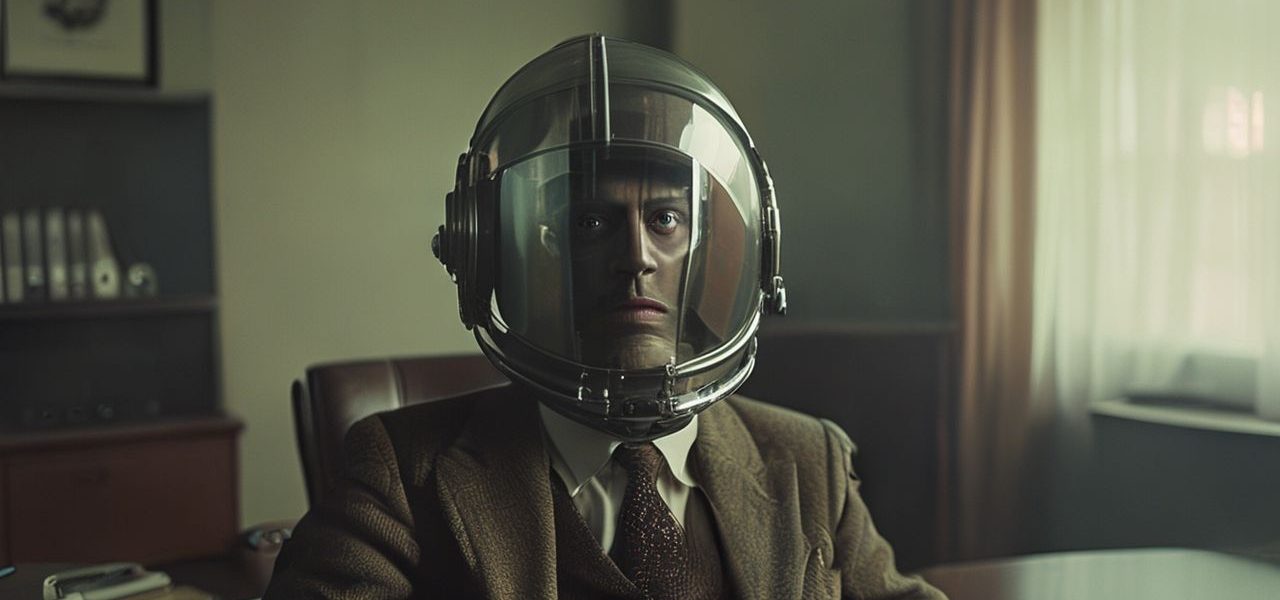 Procrastinação Zero? O bizarro capacete anti-distração dos anos 20