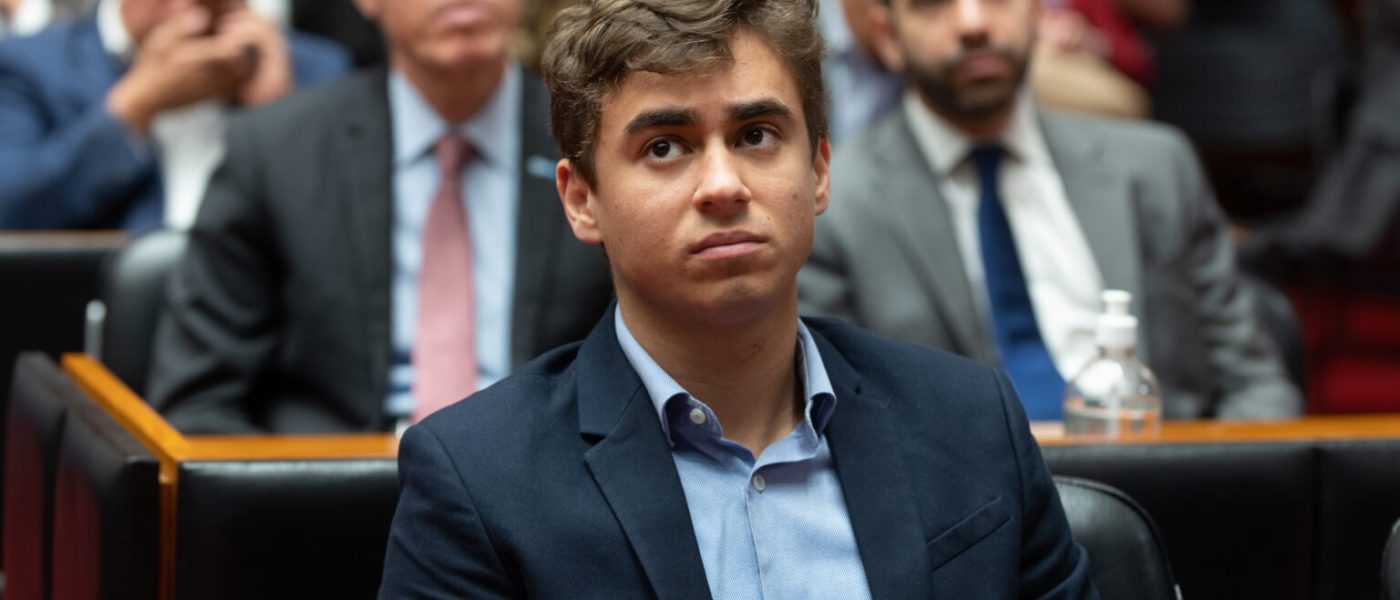 Nikolas Ferreira na mira da PGR por ‘pedir’ intervenção dos EUA no Brasil