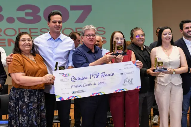 Paraíba turbina educação com R$ 56 milhões em prêmios