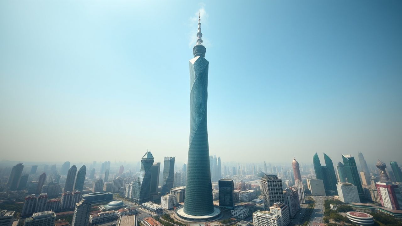 China: Torre Gigante Luta Contra a Poluição e Promete Ar Puro para Milhões