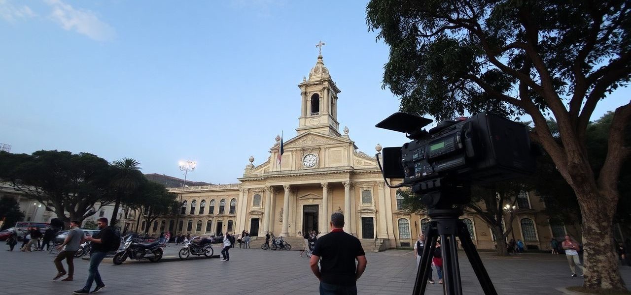 Filme sobre político corrupto sendo filmado em João Pessoa