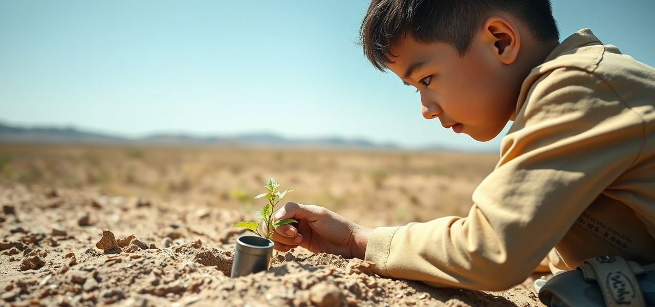 Jovem chinês desvenda segredo da água no deserto sem energia