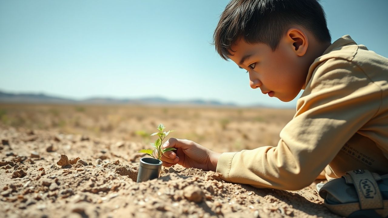 Jovem chinês desvenda segredo da água no deserto sem energia