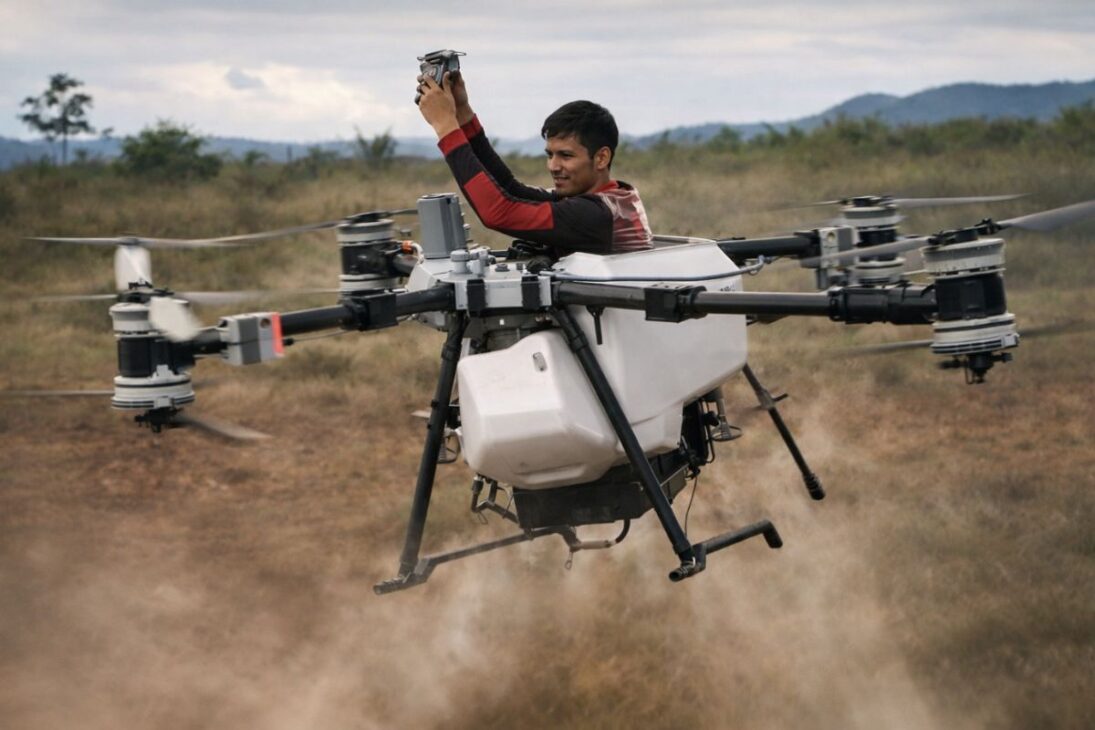 Piloto monta drone de R$ 300 mil e viraliza: inovação ou loucura?