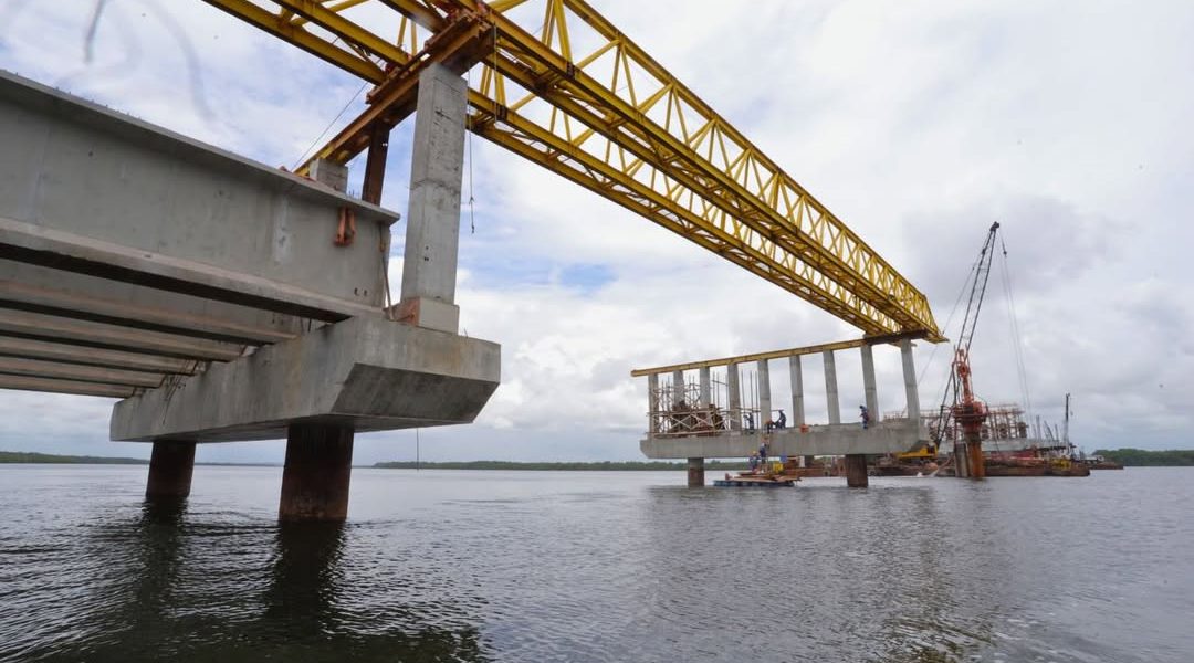Ponte do Futuro na Grande João Pessoa: Obra avança e já supera 50%