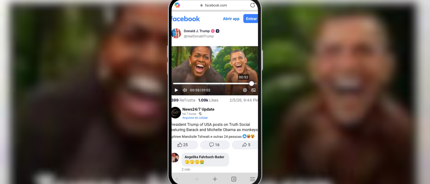 Trump posta Obamas como macacos; Casa Branca admite ‘erro’ e apaga