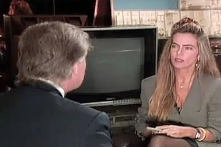 “Completamente casada”: O dia em que Bruna Lombardi enquadrou Donald Trump