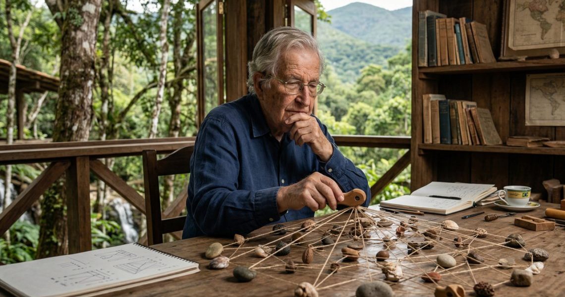 Chomsky: Linguagem não é só fala, é o motor do pensamento