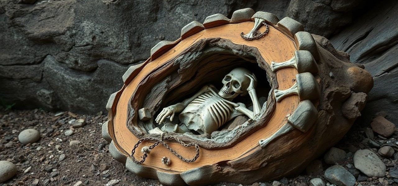 Ciência decifra o enigma do sarcófago que caiu de um penhasco na Polônia