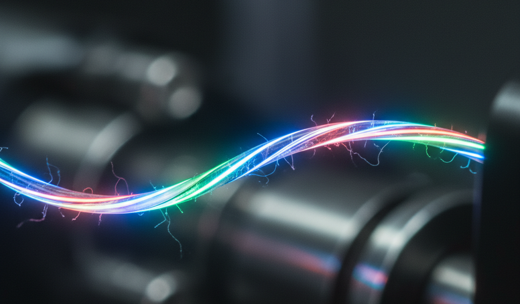 Fibra óptica torcida desafia limites e protege dados em curvas e falhas