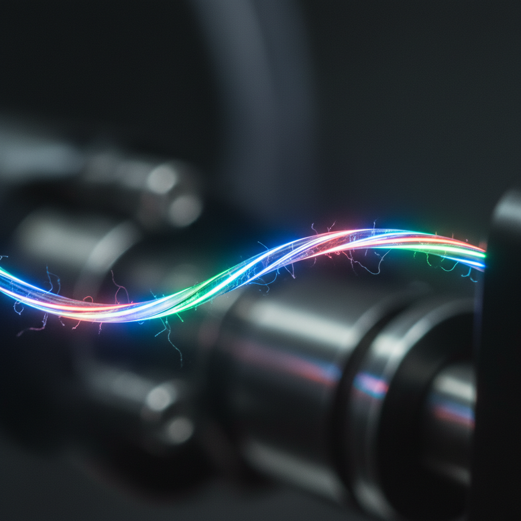 Fibra óptica torcida desafia limites e protege dados em curvas e falhas