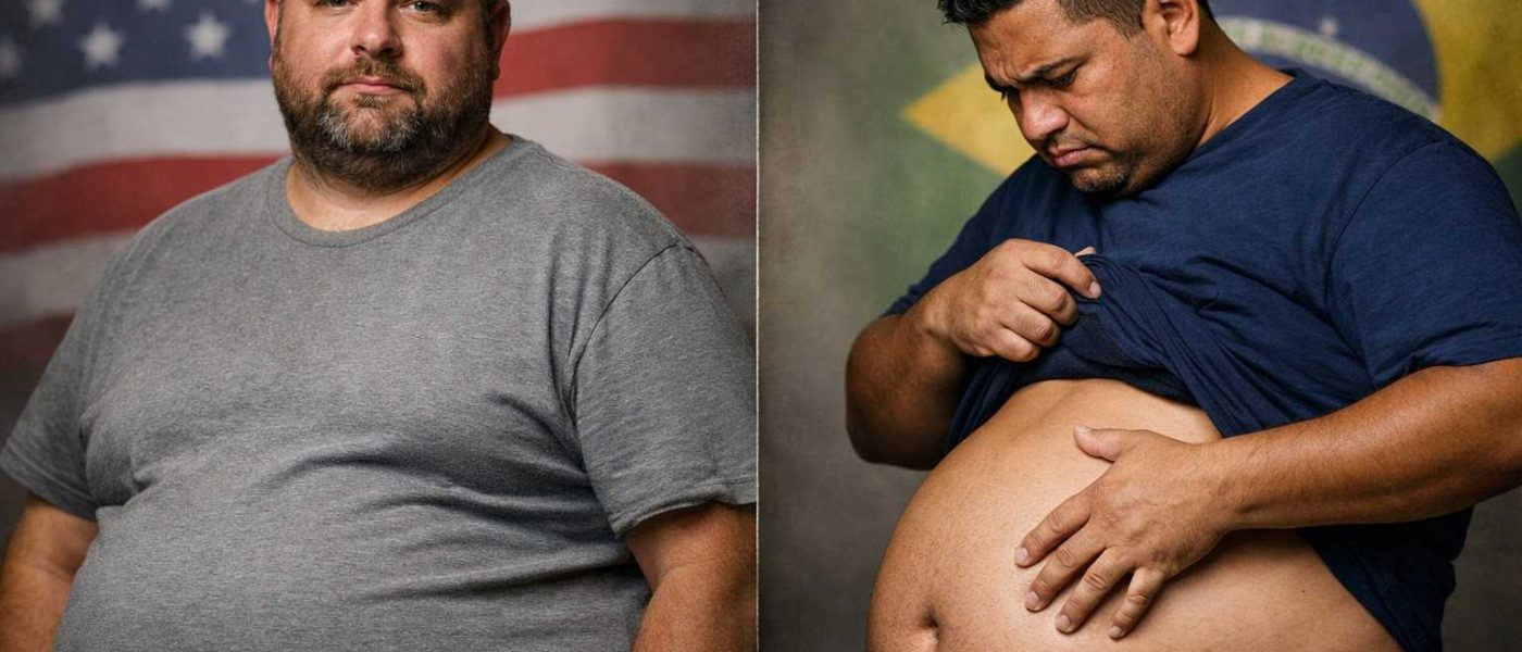 Padrão Estados Unidos: 70% dos brasileiros já estão obesos