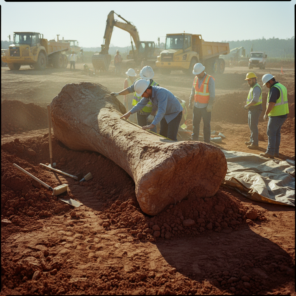 Fóssil de 20 metros em obra no Maranhão revela elo perdido da pré-história