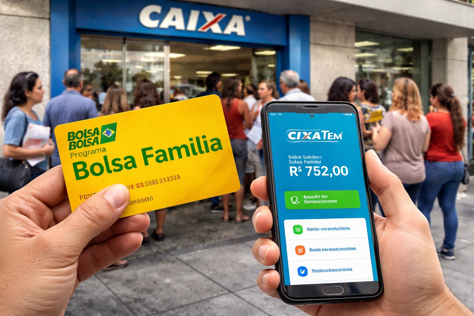 895 mil famílias superam salário mínimo com auxílios sociais