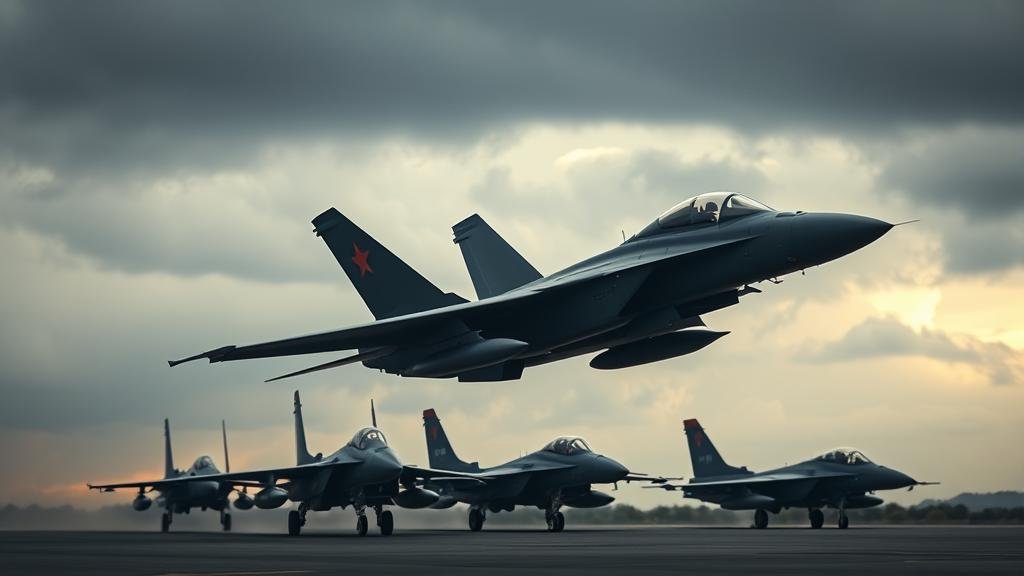 China acelera produção de caças e EUA sofrem com frota envelhecida