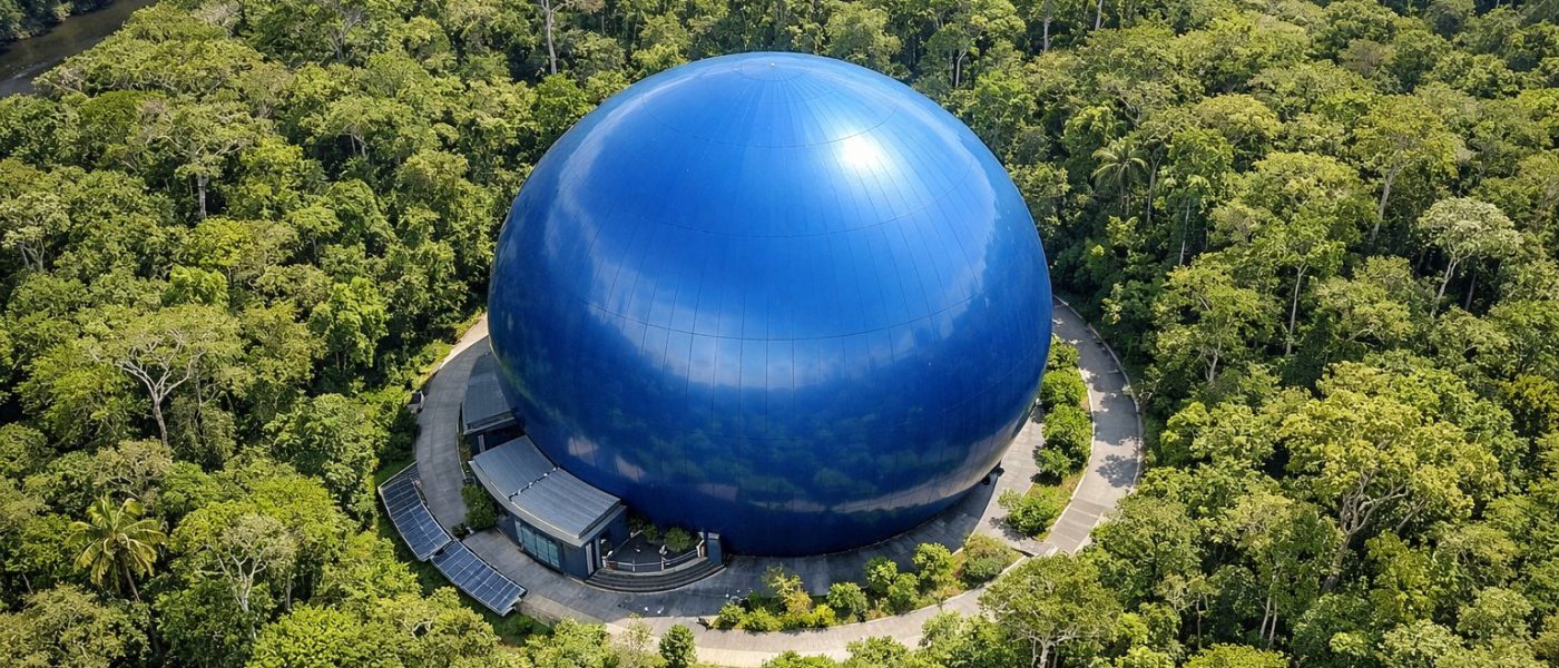 Esfera azul na Amazônia: Planetário revoluciona ciência no Brasil