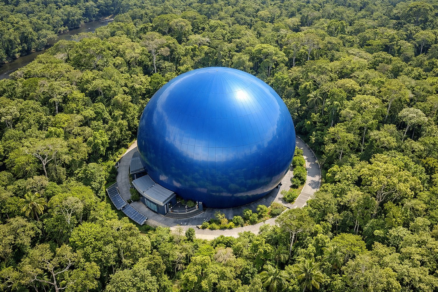 Esfera azul na Amazônia: Planetário revoluciona ciência no Brasil