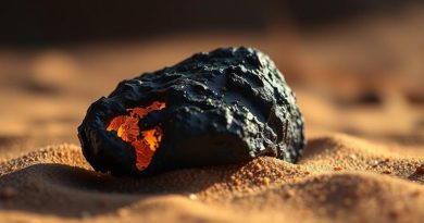 Segredos de 4,45 Bilhões de Anos em Pedra Escura comprada no mercado