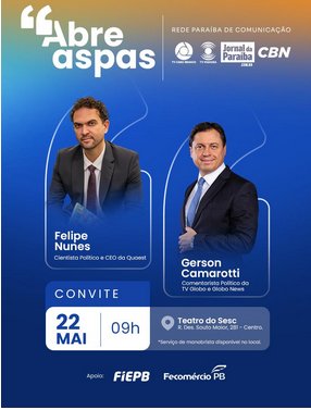 Quaest e Camarotti debatem eleitorado em João Pessoa